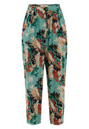 Allover Print Pleated