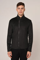 Regular Fit Mandarin Collar Jacket