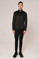 Regular Fit Mandarin Collar Jacket