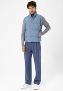 Stand Collar Puffer Vest