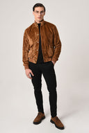 Regular Fit Mandarin Collar Jacket