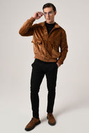 Regular Fit Mandarin Collar Jacket
