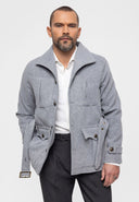 Lapel Collar Belt Detailed Coat