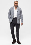 Lapel Collar Belt Detailed Coat