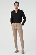 Luigi Regular Fit Mandarin Collar Shirt