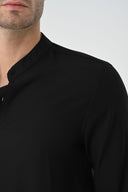 Luigi Regular Fit Mandarin Collar Shirt