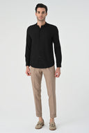 Luigi Regular Fit Mandarin Collar Shirt