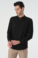 Luigi Regular Fit Mandarin Collar Shirt