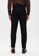 High Waist Pleated Casual Trousers