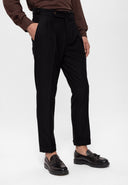 High Waist Pleated Casual Trousers