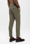 High Waist Pleated Casual Trousers
