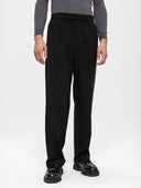 Plated Baggy Pant Trouser