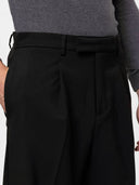 Plated Baggy Pant Trouser