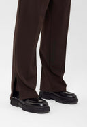 Plated Baggy Pant Trouser
