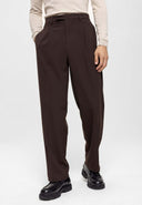 Plated Baggy Pant Trouser