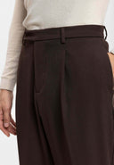 Plated Baggy Pant Trouser
