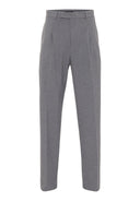 Plated Baggy Pant Trouser