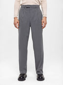Plated Baggy Pant Trouser