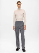 Plated Baggy Pant Trouser