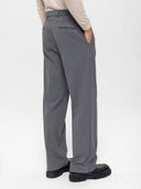Plated Baggy Pant Trouser