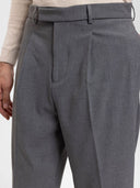 Plated Baggy Pant Trouser