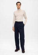 Plated Baggy Pant Trouser