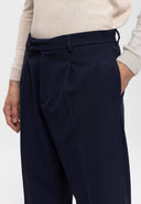 Plated Baggy Pant Trouser