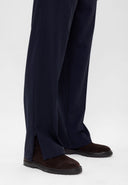 Plated Baggy Pant Trouser