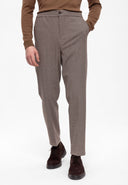 Elastic Waist Trousers Belt Detailed