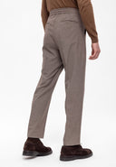 Elastic Waist Trousers Belt Detailed
