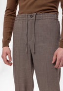 Elastic Waist Trousers Belt Detailed