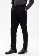 Elastic Waist Trousers Belt Detailed