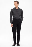 Elastic Waist Trousers Belt Detailed