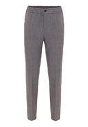 Elastic Waist Trousers Belt Detailed