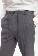 Elastic Waist Trousers Belt Detailed
