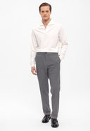 Elastic Waist Trousers Belt Detailed
