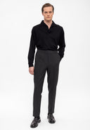 Elastic Waist Trousers Belt Detailed