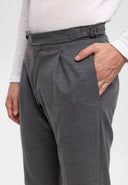 High Waist Pleated Trousers