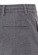 Elastic Waist Trousers Belt Detailed