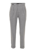 High Waist Pleated Trousers