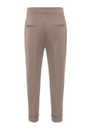 High Waist Pleated Trousers