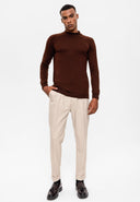 Mock Turtleneck Jumper Pullover
