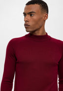 Mock Turtleneck Jumper Pullover