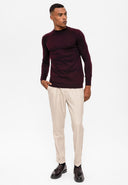 Mock Turtleneck Jumper Pullover