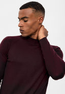 Mock Turtleneck Jumper Pullover