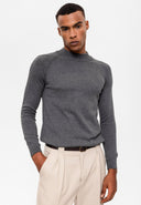 Mock Turtleneck Jumper Pullover