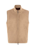 Mandarin Collar Waistcoat Thick Fabric Vest