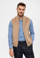 Mandarin Collar Waistcoat Thick Fabric Vest