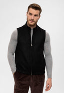 Mandarin Collar Waistcoat Thick Fabric Vest