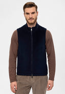 Mandarin Collar Waistcoat Thick Fabric Vest